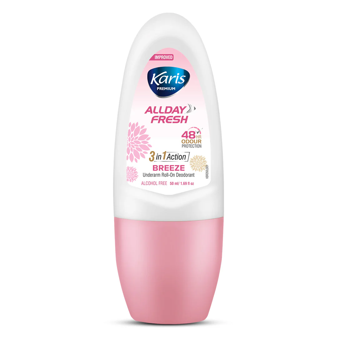 KARIS PREMIUM ALLDAY FRESH BREEZE UNDERARM ROLL-ON DEODORANT - Image 2