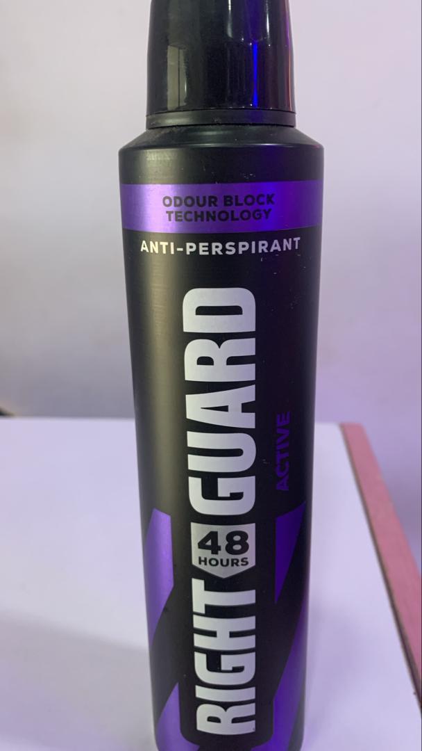 RIGHT GUARD ACTIVE ANTI-PERSPIRANT SPRAY 250ML