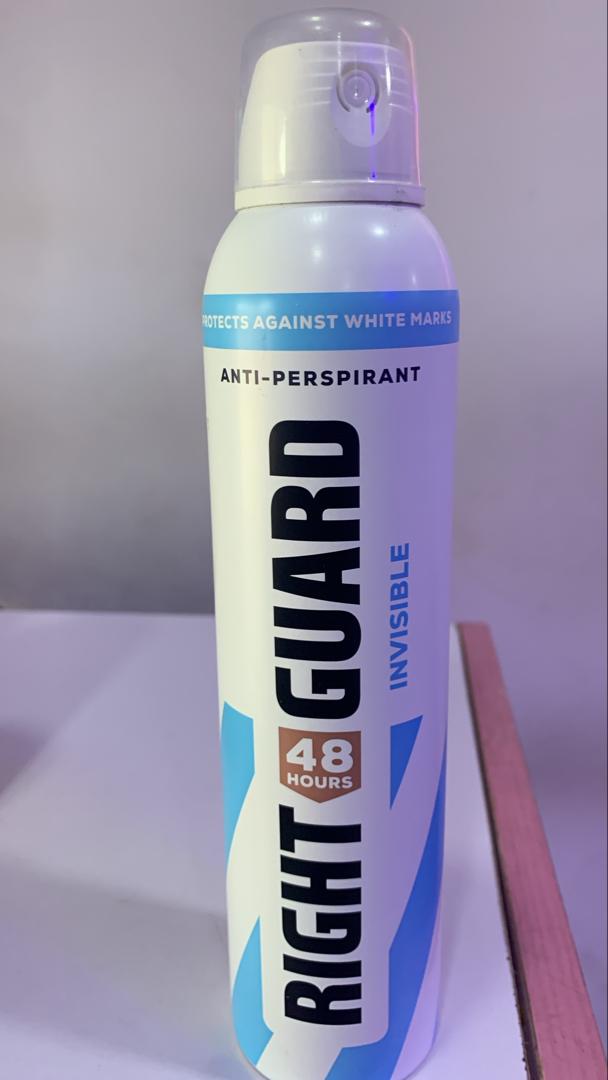 RIGHT GUARD INVISIBLE ANTI-PERSPIRANT SPRAY 250ML