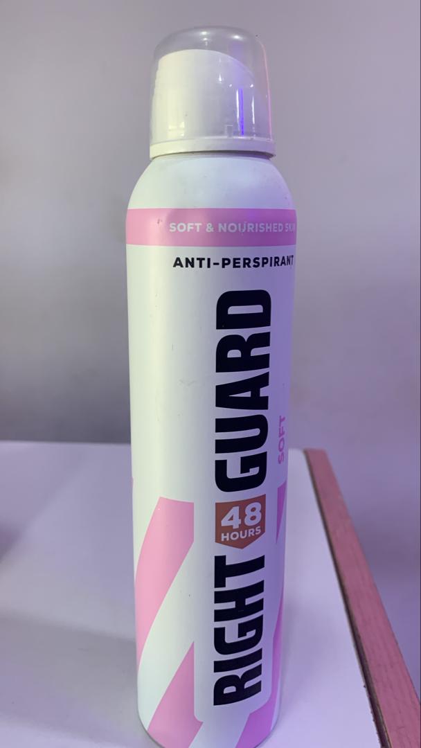 RIGHT GUARD SOFT ANTI-PERSPIRANT SPRAY 250ML