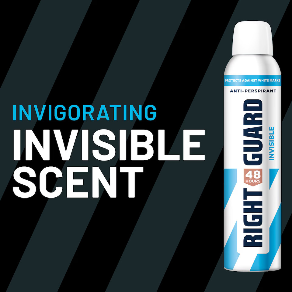 RIGHT GUARD INVISIBLE ANTI-PERSPIRANT SPRAY 250ML - Image 4