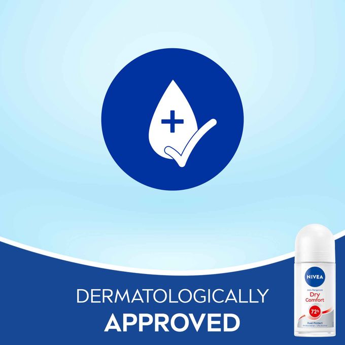 NIVEA DRY COMFORT 72H ROLL-ON DEODORANTÂ 50ML - Image 12