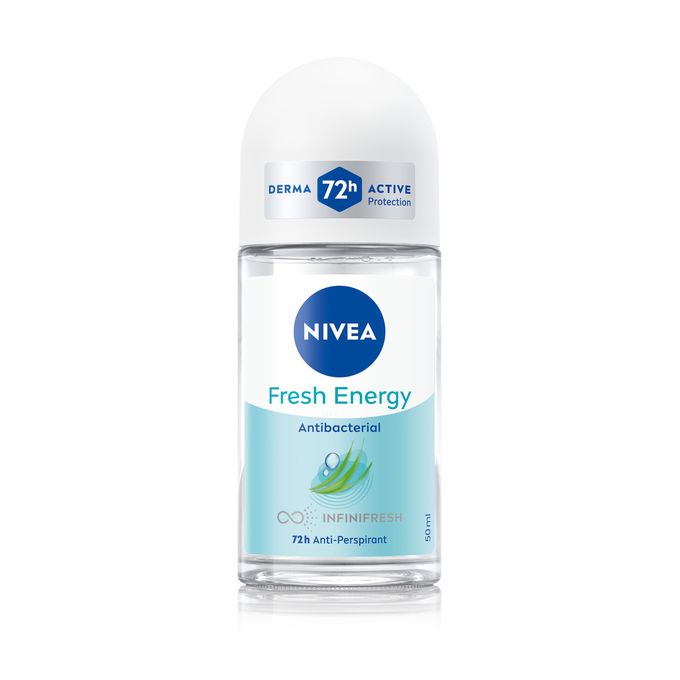 NIVEA FRESH ENERGY ANTIBACTERIAL 72H ROLL-ON DEODORANT 50ML - Image 15