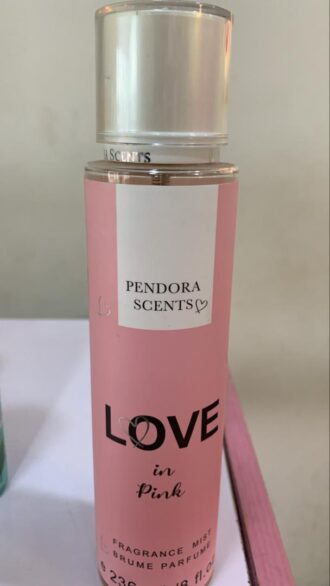 PENDORA SCENTS LOVE IN PINK BODY MIST 236ML